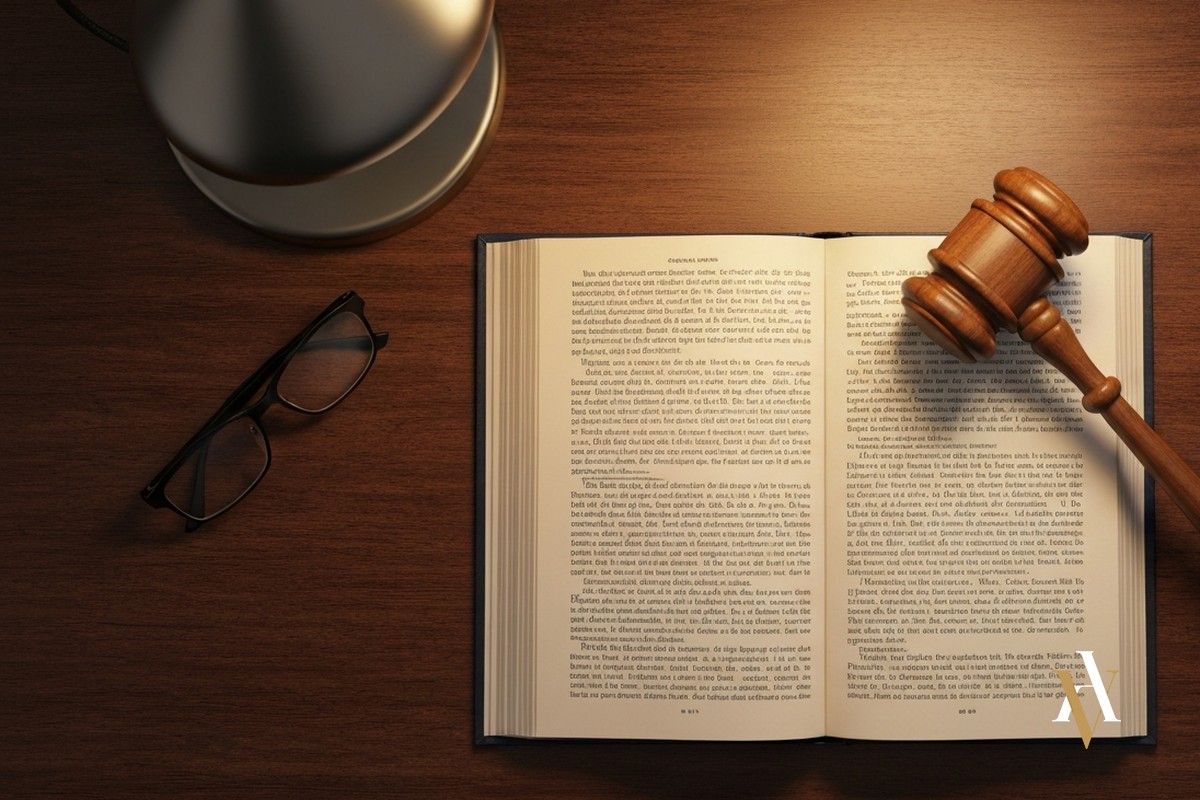 Código Penal y mazo judicial sobre la mesa de un despacho Código Penal y mazo judicial sobre la mesa de un despacho