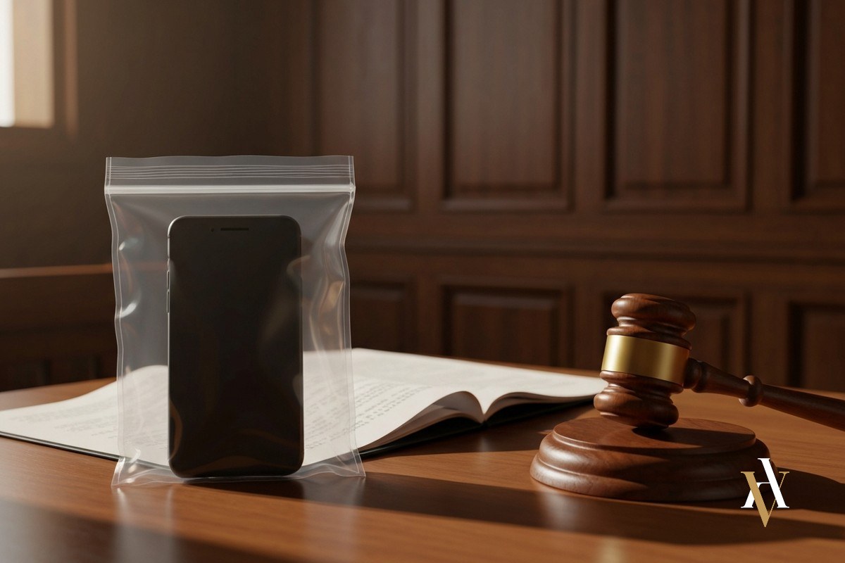 Movil intervenido como prueba en una investigacion penal Telefono movil precintado como prueba en una investigacion tecnologica penal
